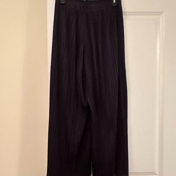 Issey Miyake Pleats Please Navy Pants - Size 5 - Picture 4 of 7